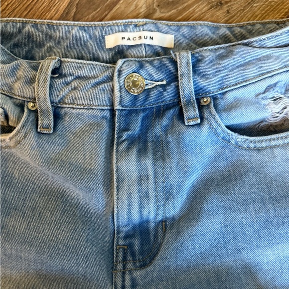 PacSun Light Blue Distressed Mom Jeans size 4 - Picture 2 of 6